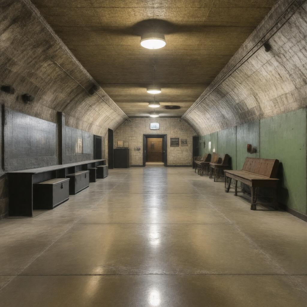 Click to view larger image AI-created image of Cabinet War Rooms