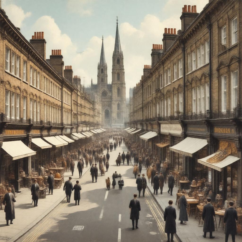 AI-created image of Cable Street, London