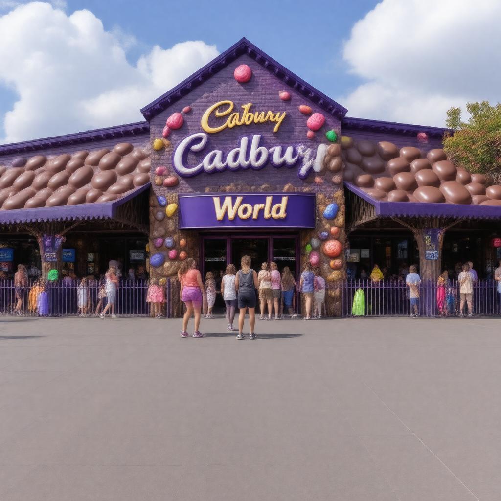Click to view larger image AI-created image of Cadbury World