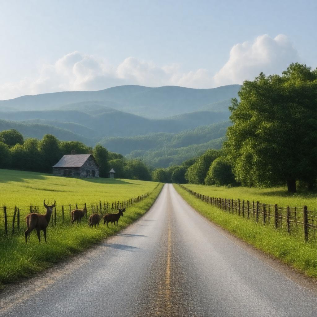 AI-created image of Cades Cove