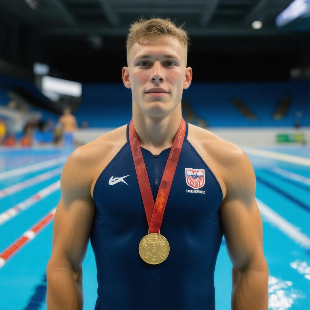 AI-created image of Caeleb Dressel