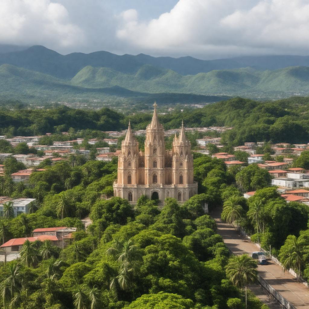 AI-created image of Caguas, Puerto Rico