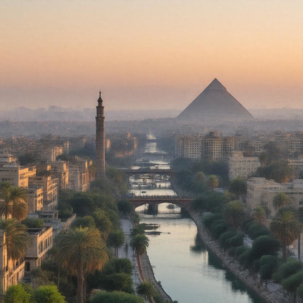 AI-created image of Cairo, Egypt
