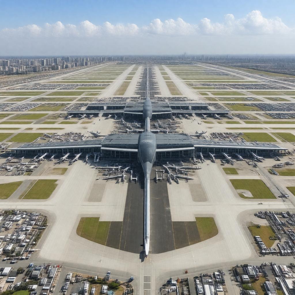 AI-created image of Cairo International Airport