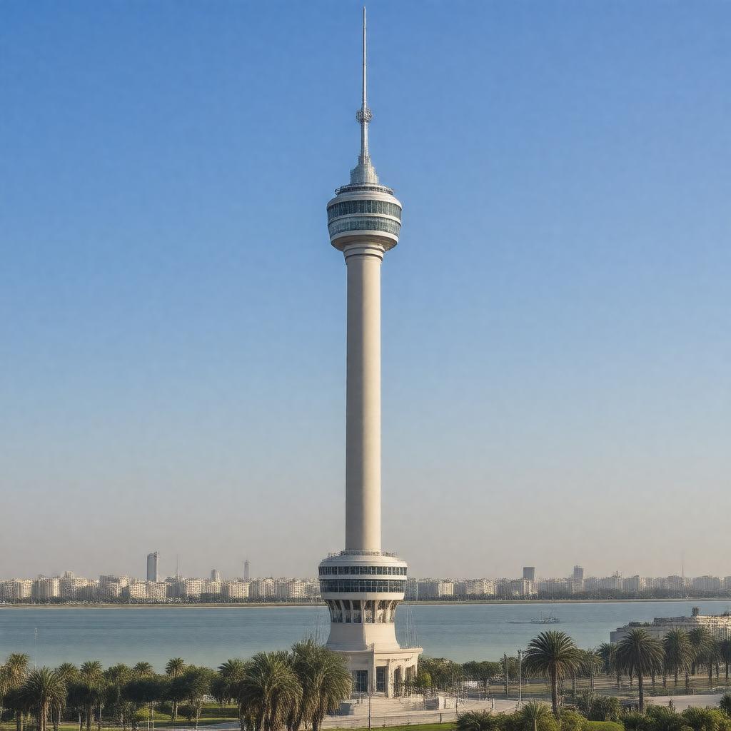 AI-created image of Cairo Tower
