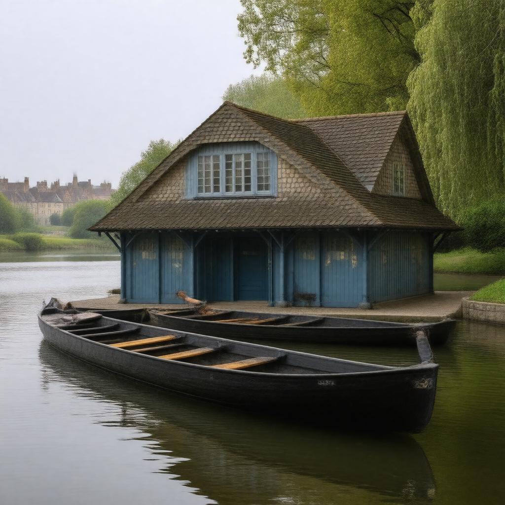 AI-created image of Caius Boat Club
