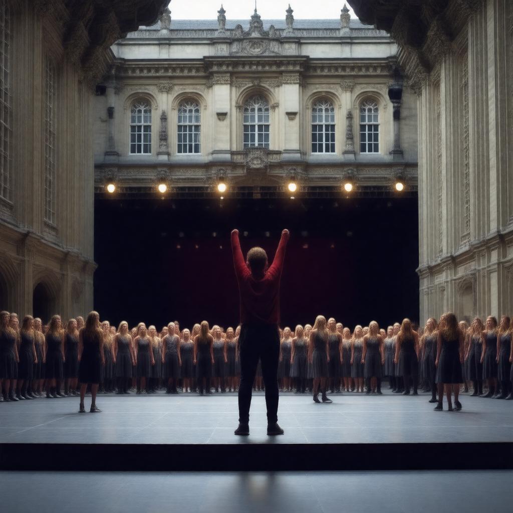 AI-created image of Caius Drama Society