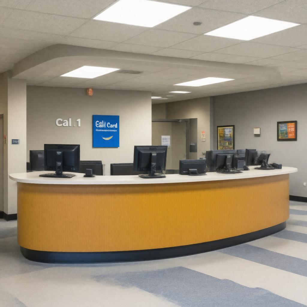 Click to view larger image AI-created image of Cal 1 Card office