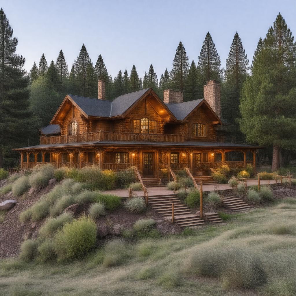 AI-created image of Cal Neva Resort & Casino