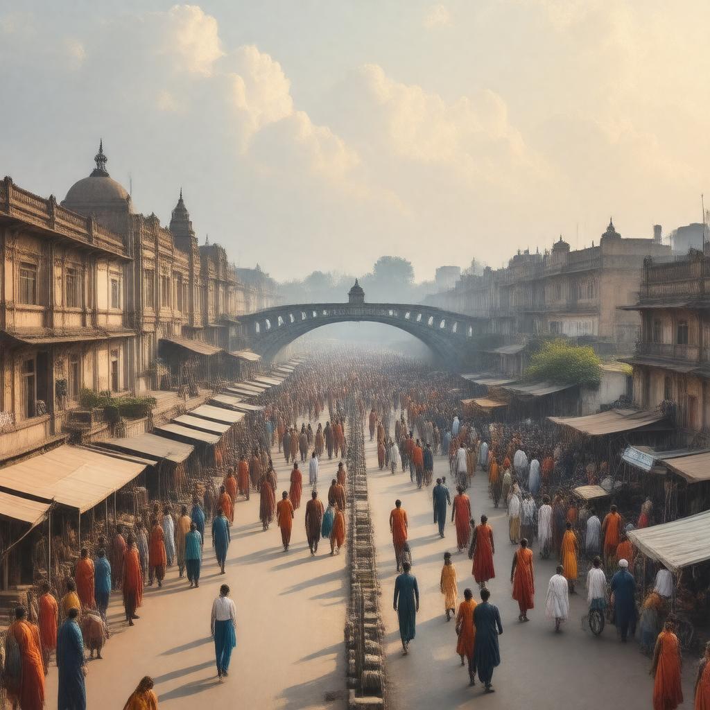 AI-created image of Calcutta