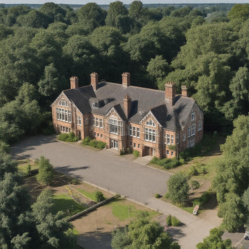 AI-created image of Caldecote Road School