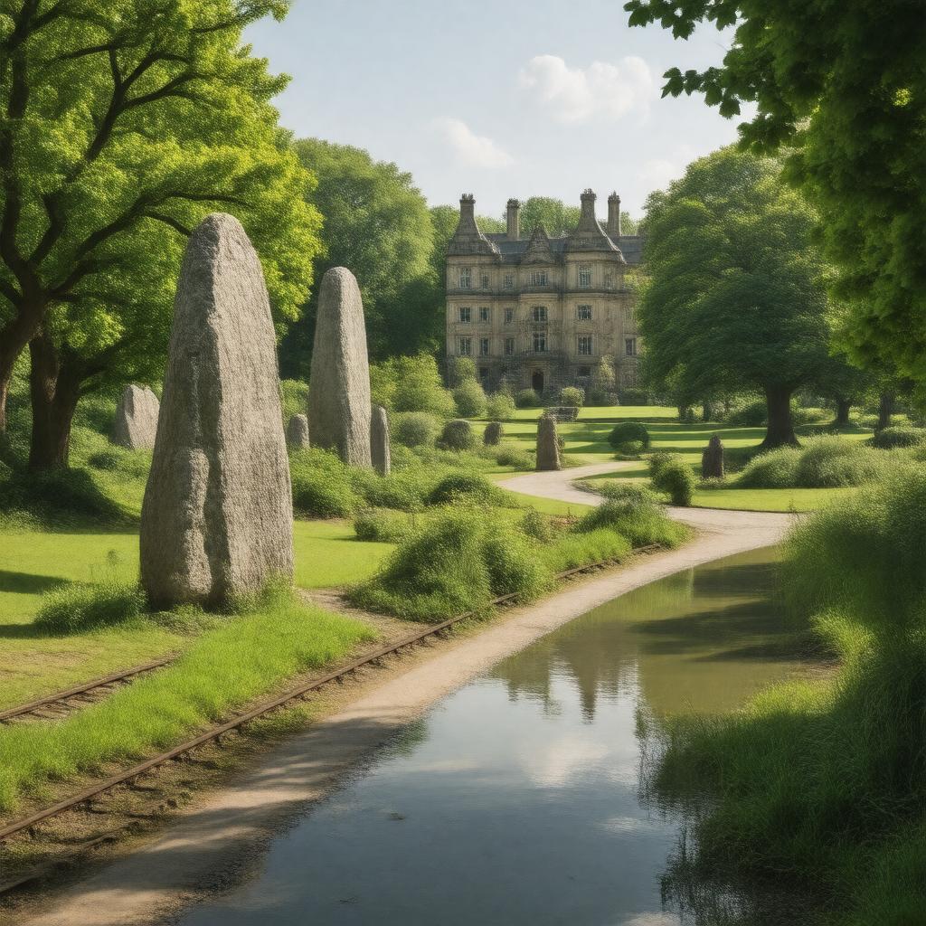 AI-created image of Calderstones Park