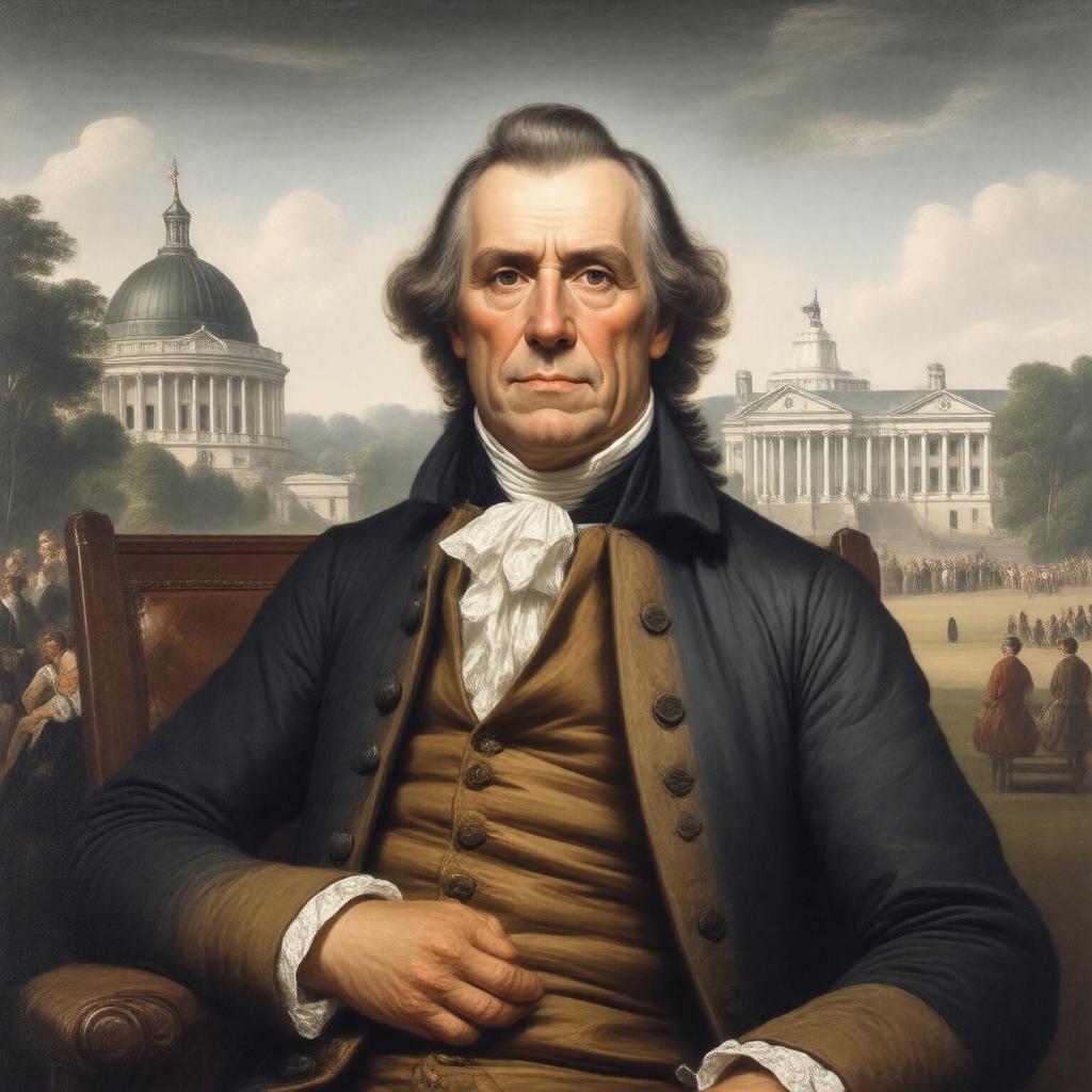 AI-created image of Caleb Strong