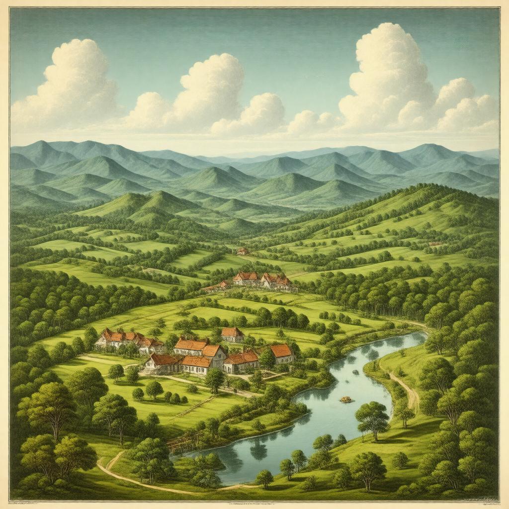 AI-created image of Calhoun County