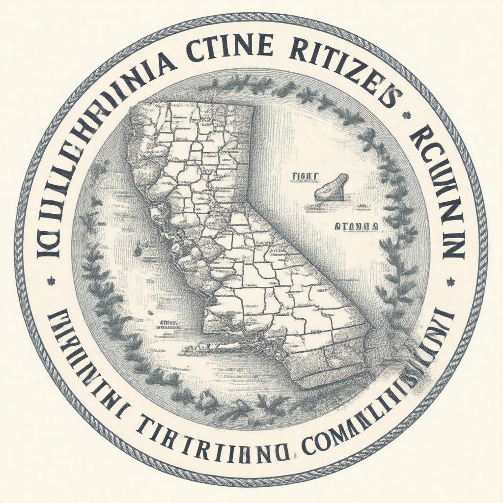 Click to view larger image AI-created image of California Citizens Redistricting Commission