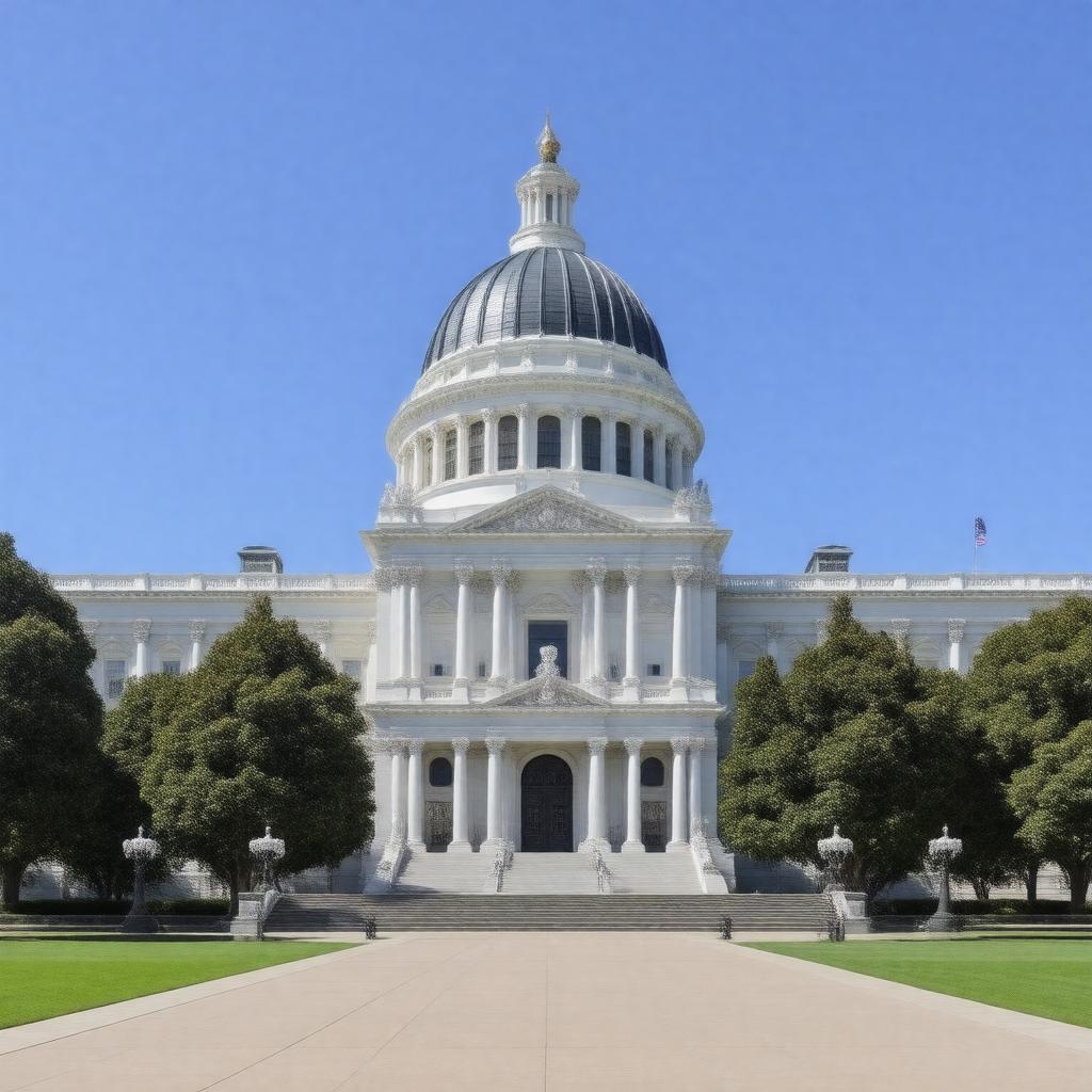 AI-created image of California State Capitol