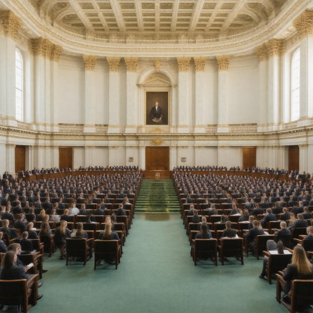 AI-created image of California State Legislature