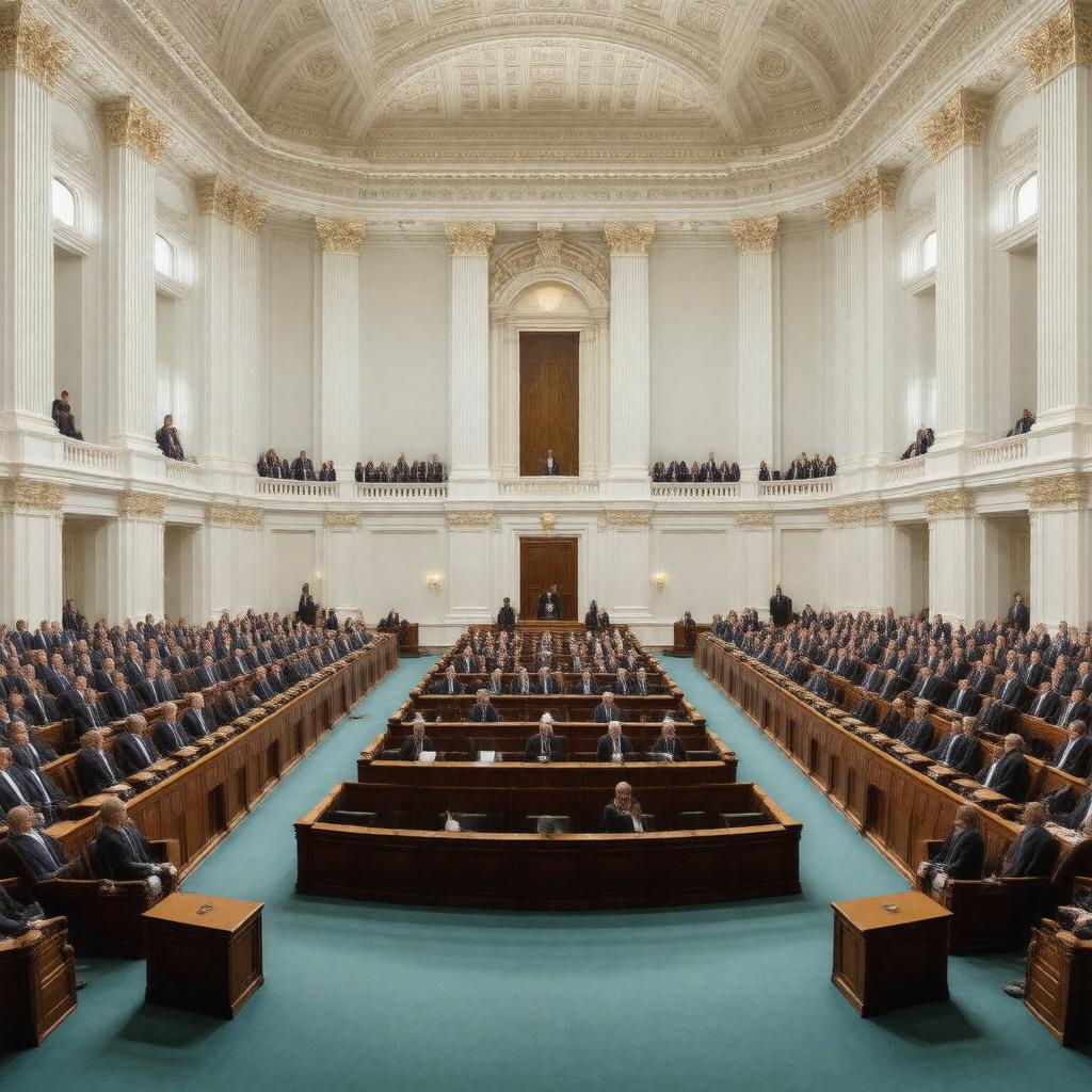AI-created image of California State Legislature