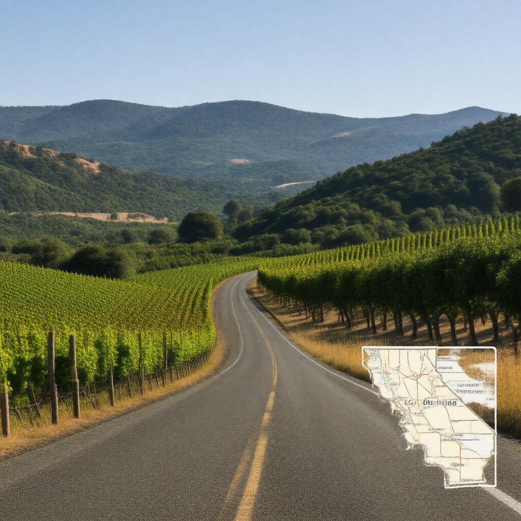 AI-created image of California State Route 29