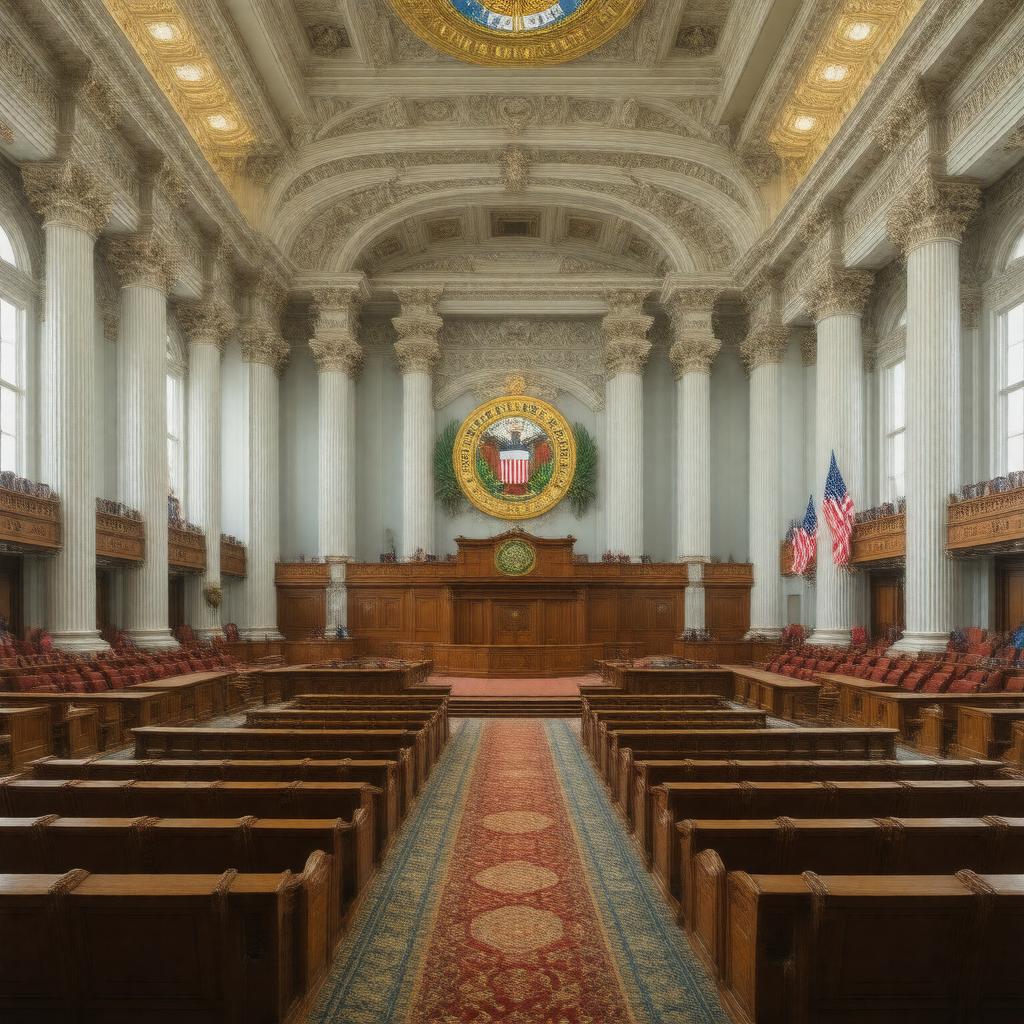 AI-created image of California State Senate