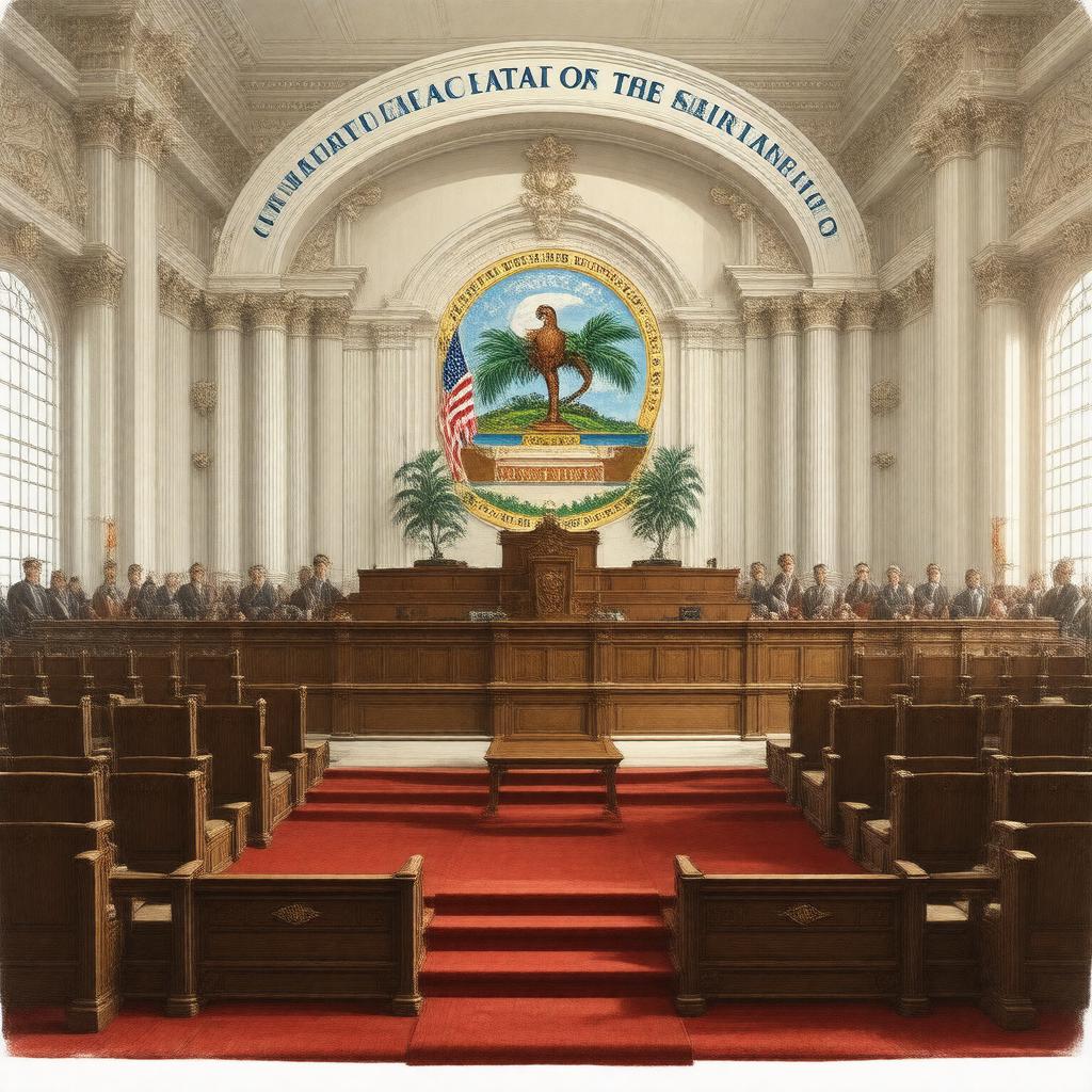 AI-created image of California State Senator