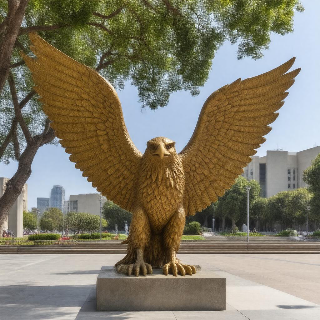 AI-created image of California State University, Los Angeles
