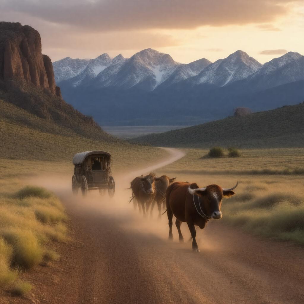 AI-created image of California Trail