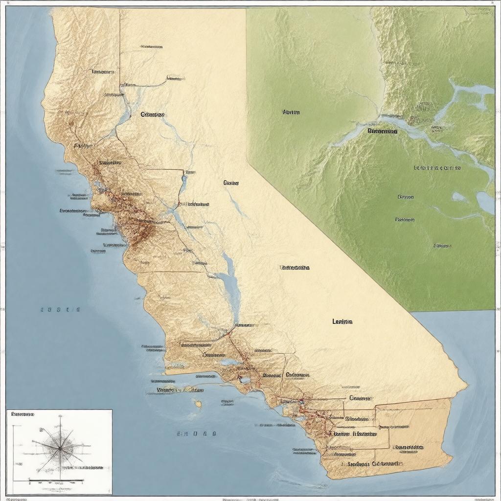 AI-created image of California's 20th congressional district