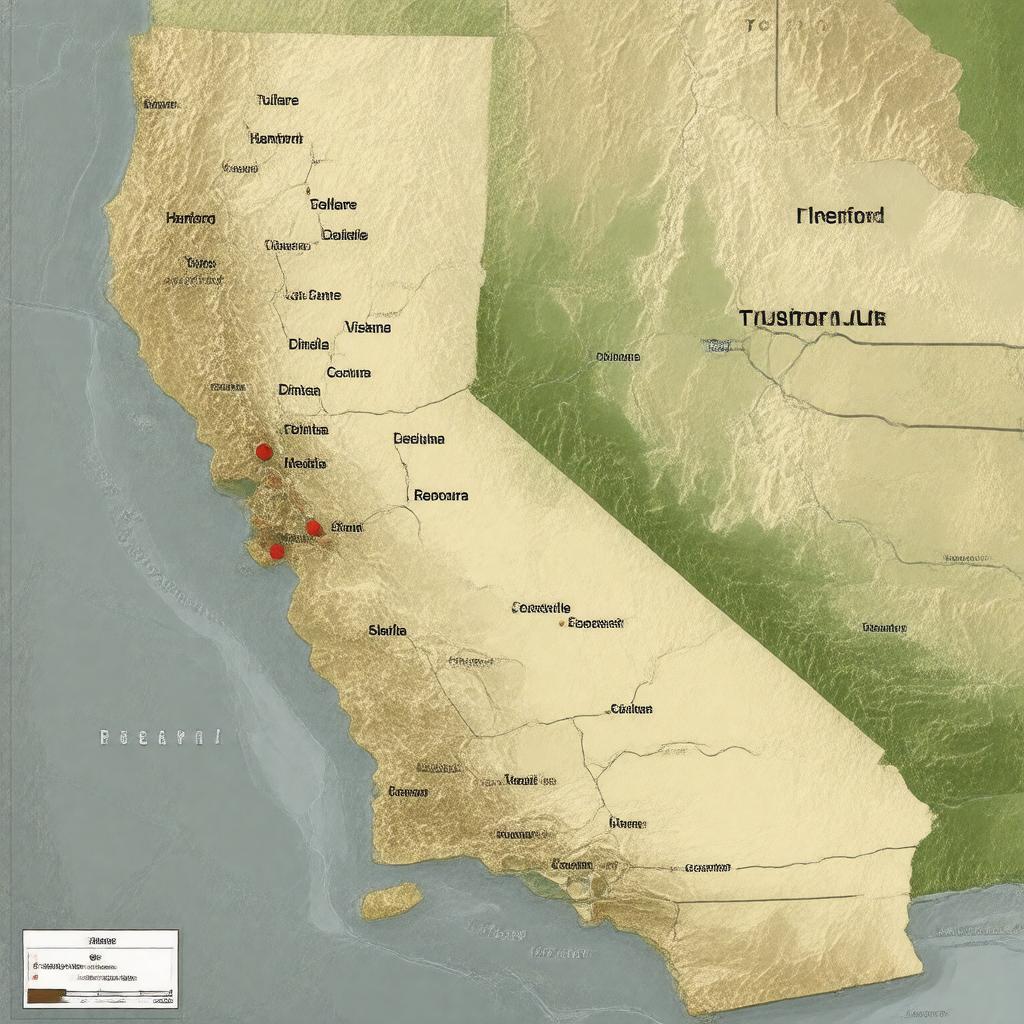 AI-created image of California's 22nd congressional district