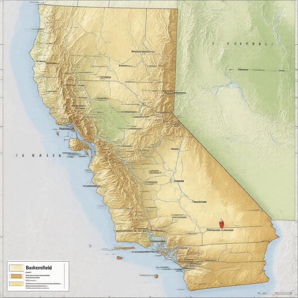 AI-created image of California's 23rd congressional district