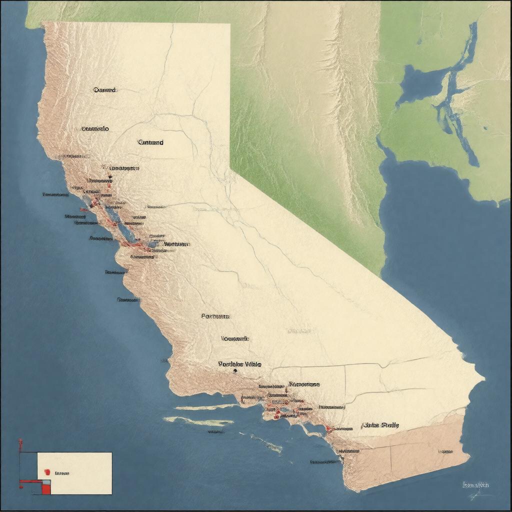 AI-created image of California's 26th congressional district