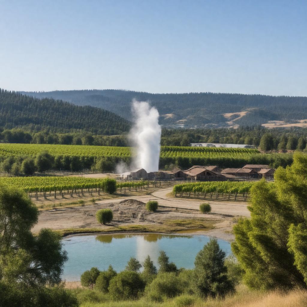 AI-created image of Calistoga