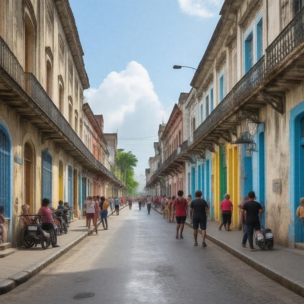 AI-created image of Calle Zanja