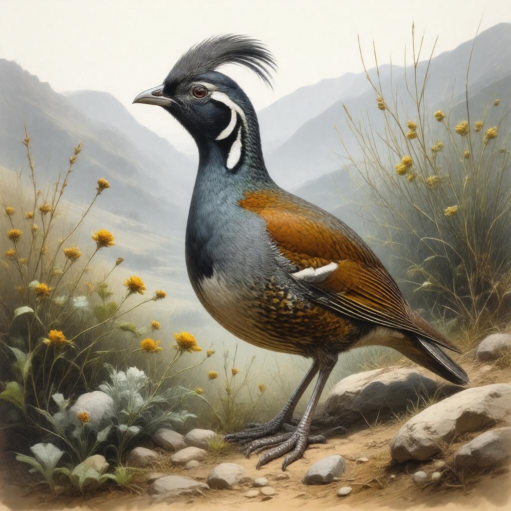 AI-created image of Callipepla californica
