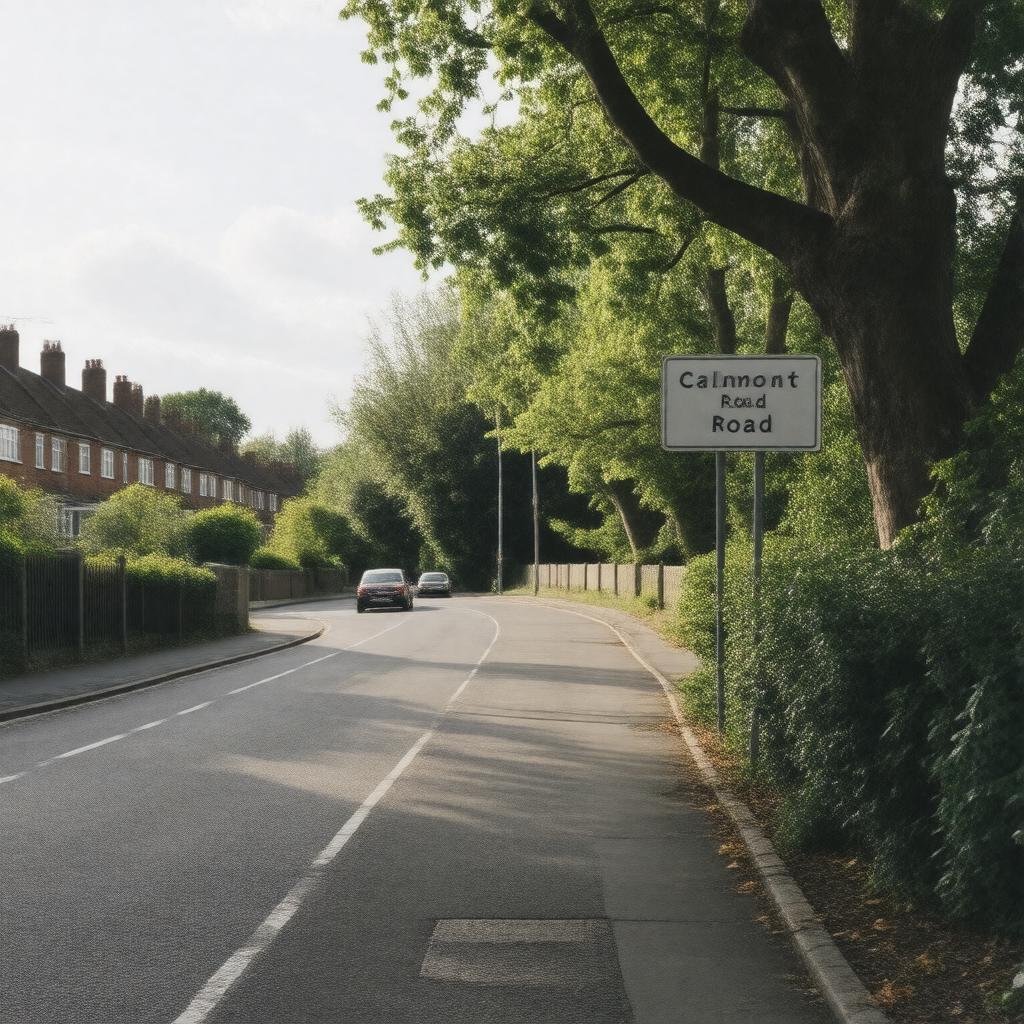 AI-created image of Calmont Road, Bromley