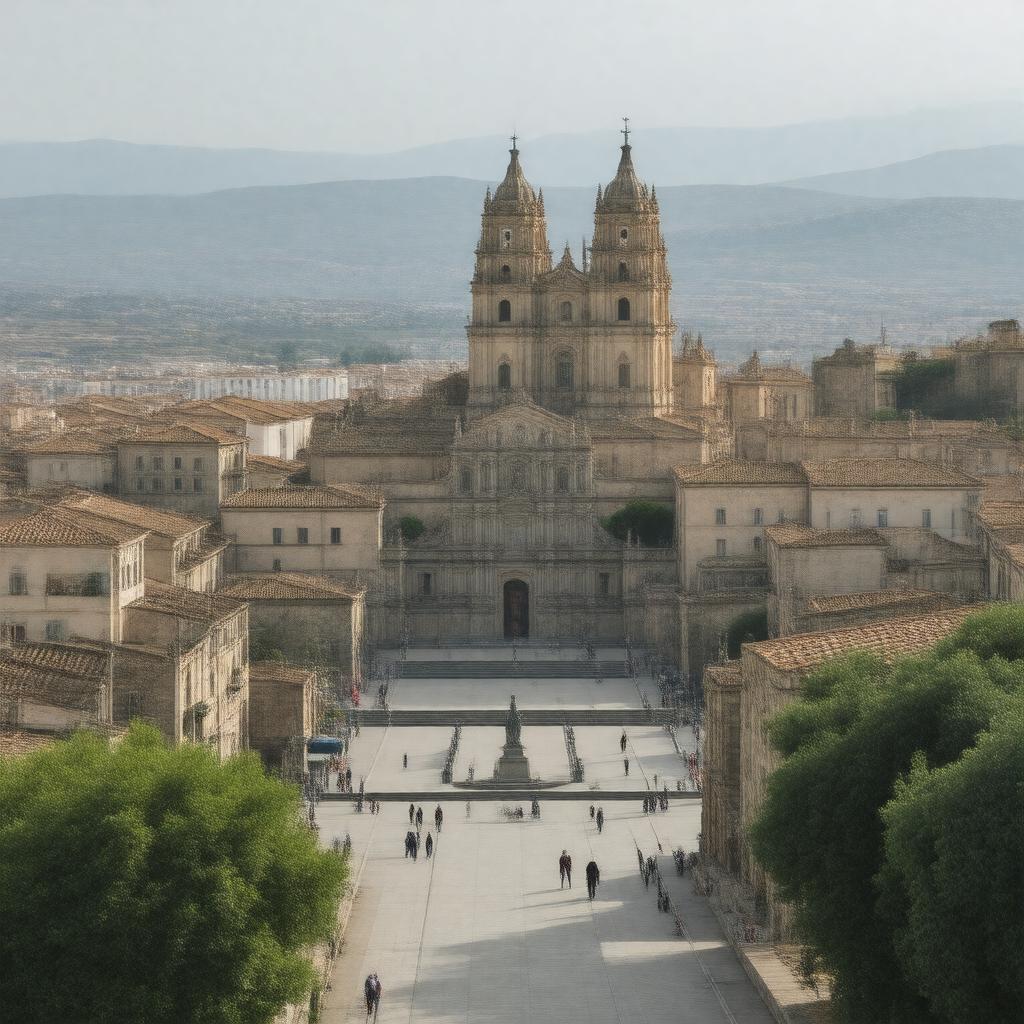 AI-created image of Caltanissetta, Italy