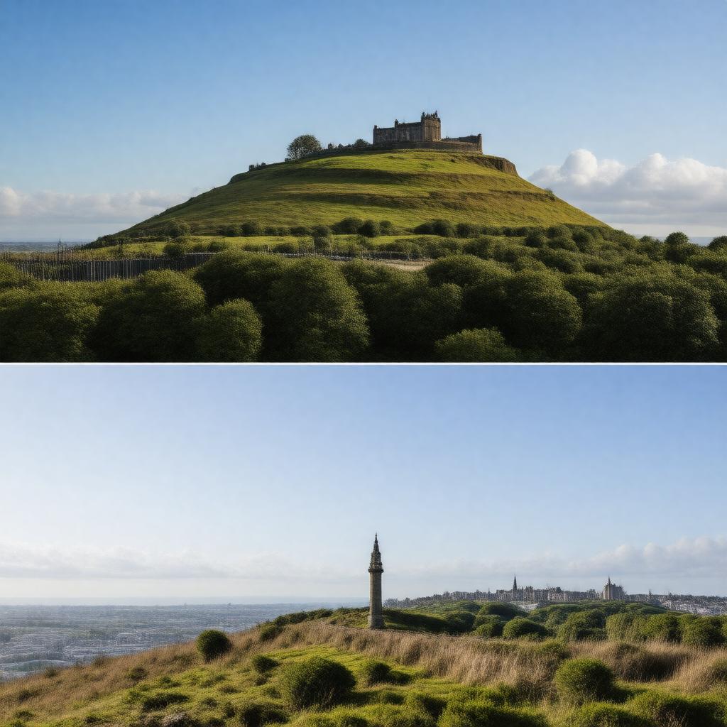 AI-created image of Calton Hill