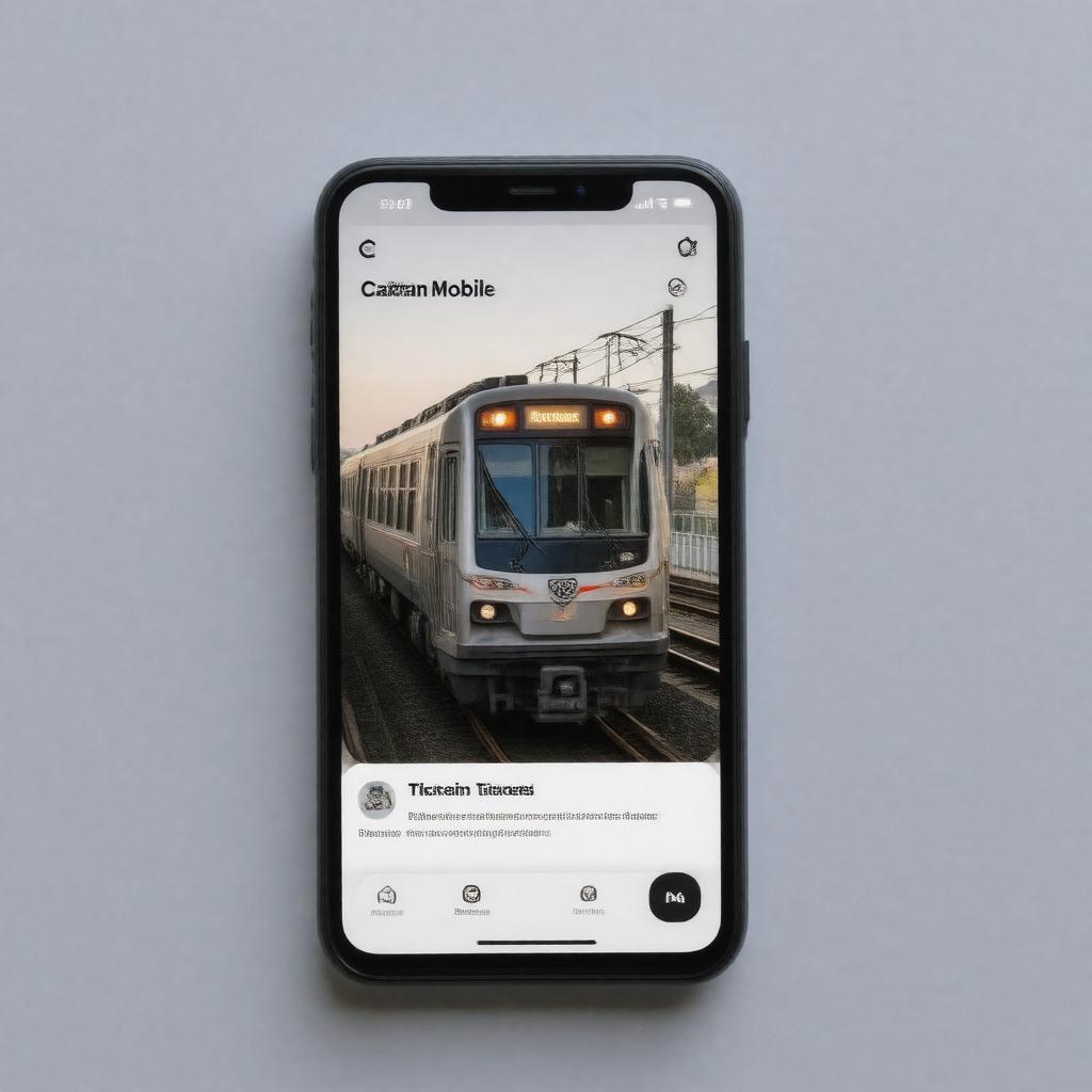 Click to view larger image AI-created image of Caltrain Mobile