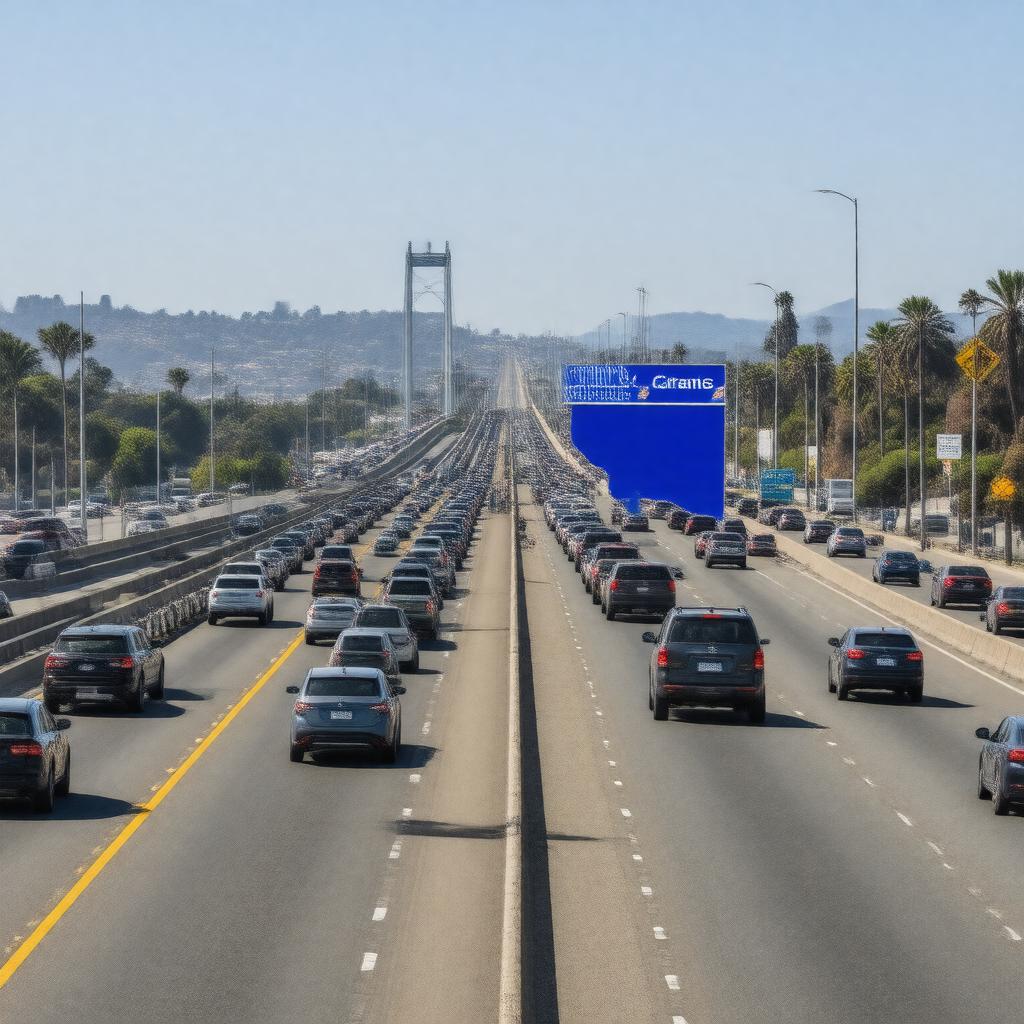 AI-created image of Caltrans