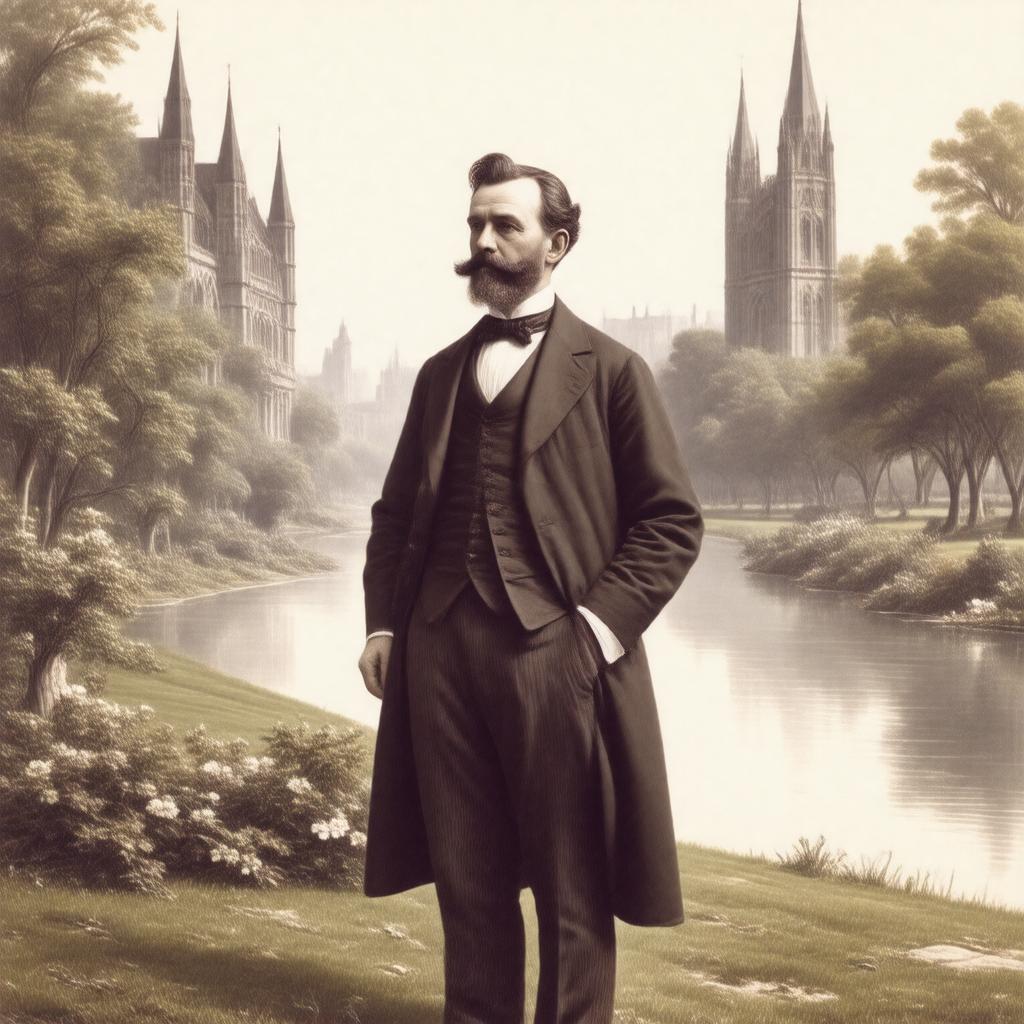 AI-created image of Calvert Vaux