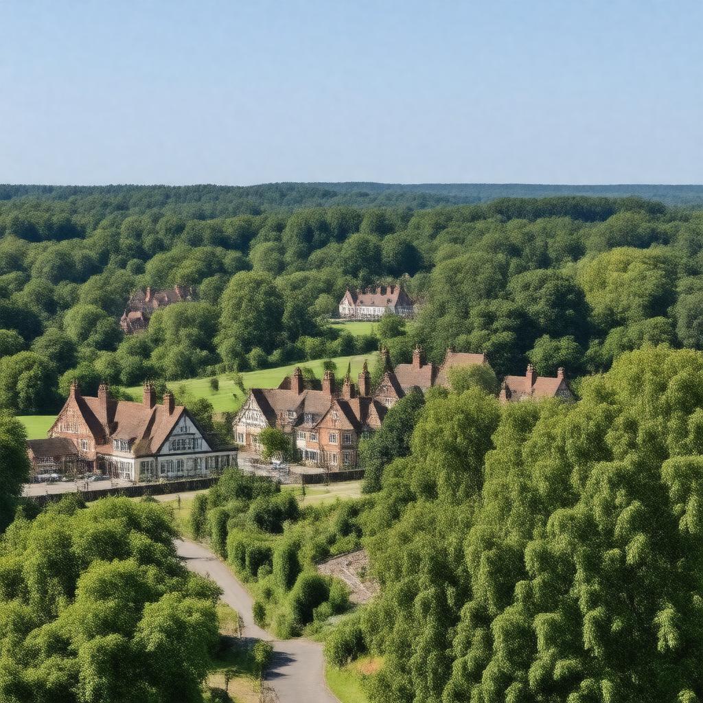 AI-created image of Camberley