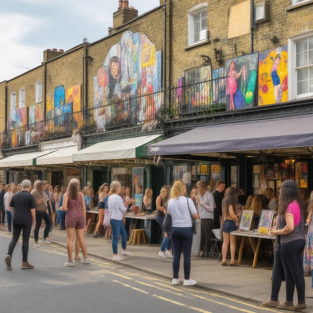 AI-created image of Camberwell Arts Festival