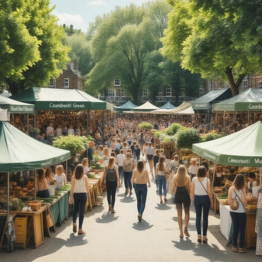 AI-created image of Camberwell Green Market