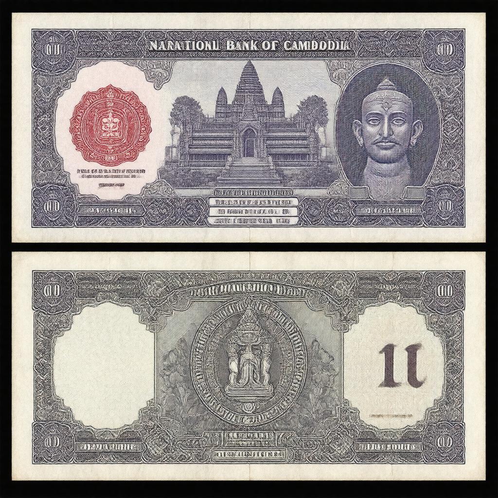 Click to view larger image AI-created image of Cambodian riel