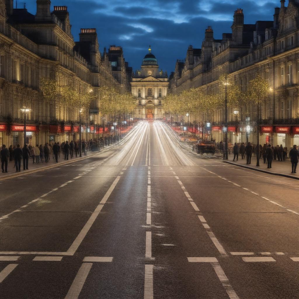 AI-created image of Cambridge Circus