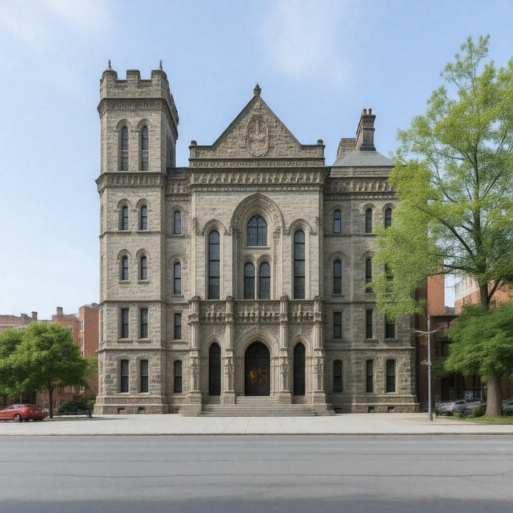 AI-created image of Cambridge City Hall