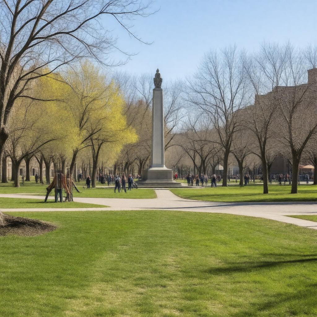 Click to view larger image AI-created image of Cambridge Common