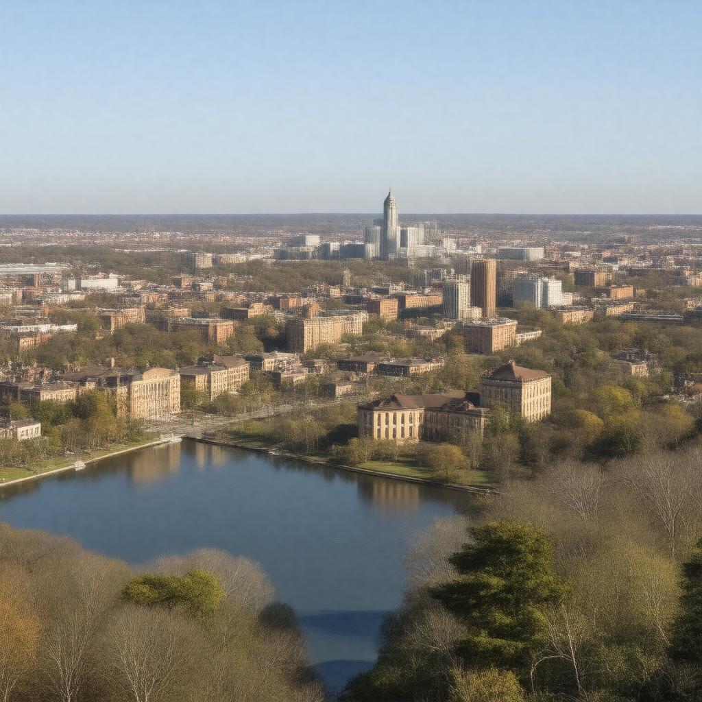 AI-created image of Cambridge, Massachusetts