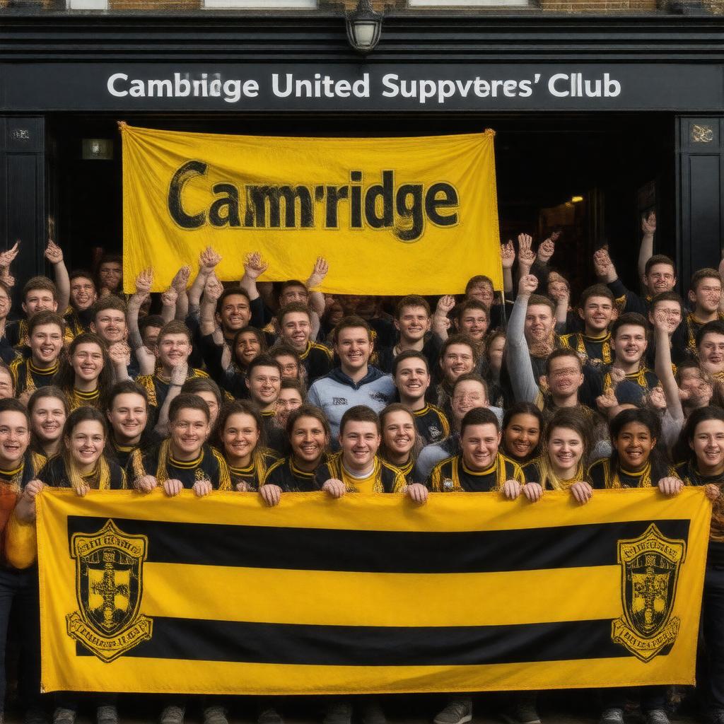 AI-created image of Cambridge United Supporters' Club