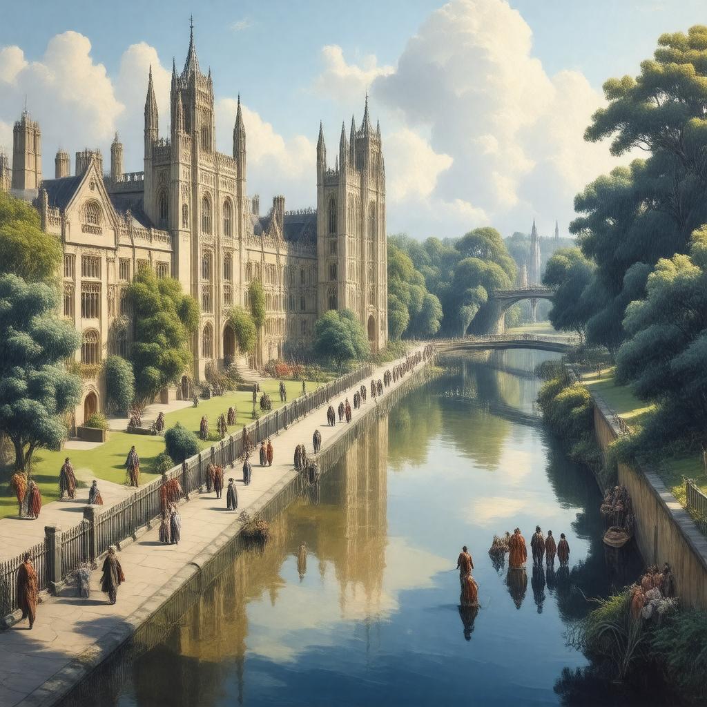 AI-created image of Cambridge University